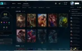 Conta Lv 57 Ouro IV diversas skins