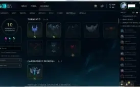 Conta Lv 57 Ouro IV diversas skins