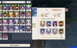 Conta Genshin Impact AR56 Main AYAKA Buildada [PermaFreeze]