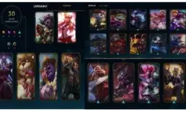 Conta Gold V, LV 60, 72 heróis  30 Skins