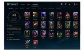 Conta Gold V, LV 60, 72 heróis  30 Skins