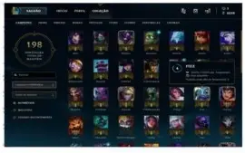 Conta Gold V, LV 60, 72 heróis  30 Skins