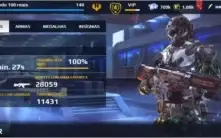 Vendo conta de morden combat 5, vip 4