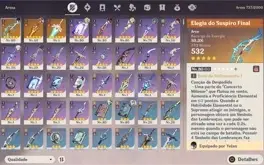 AR 50 HUTAO + YELAN + KAZUHA + NAHIDA + NILOU + ARMA DELA ++