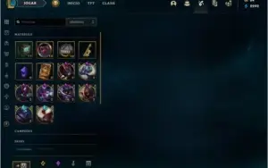 CONTA LOL DIAMANTE 4 21 SKINS 73 CHAMPS 17 BAUS NO ESPOLIO