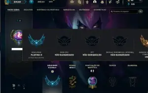 Platina 2 com 30 Champs e 7 Skins + 1 Fragmento