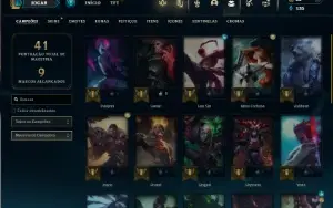 Platina 2 com 30 Champs e 7 Skins + 1 Fragmento