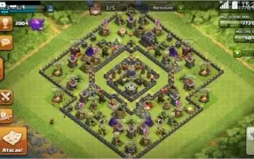 Cash Of Clans Cv 9 Quase Full E recém Cv 9 Baratos