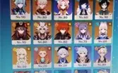 Conta End Game f2p Genshin Impact