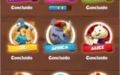 Conta do coin master vila 100 com 10.000 giros ou mais