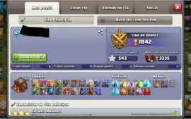 Conta Cv10 12k de gemas e Conta clash royale desafiante I