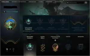 🟢 SMURF PLATINA 🔥 MMR ALTO 💎 34K ESSÊNCIAS