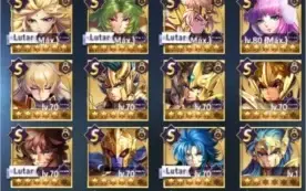 Conta server 42 Saint Seiya awakening lvl 48