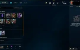 CONTA LOL NV 233, BRONZE 2, 118 SKINS, CHAMP 86, 24 CROMAS