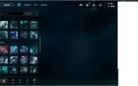 Conta league of legends nivel 85, 110 champs
