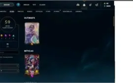Conta league of legends nivel 85, 110 champs