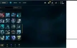 Conta league of legends nivel 85, 110 champs