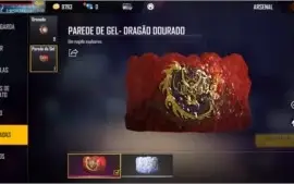(FREE FIRE) Vendo conta com 5 passes e muitas skins