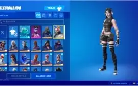 Conta Fortnite com skin Wonder, World Cup e Passe Season 3.