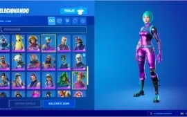 Conta Fortnite com skin Wonder, World Cup e Passe Season 3.