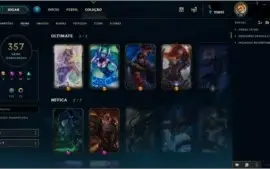 Conta League Of Legends, 357 Skins, 277 Icones, Todos Champs