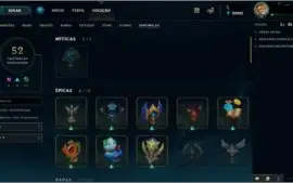Conta League Of Legends, 357 Skins, 277 Icones, Todos Champs