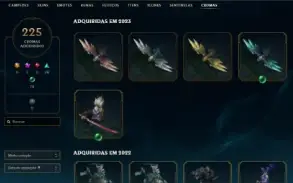 Conta league of legends desde 2012  c/ itens no Valorant
