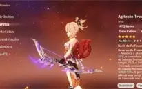 Conta com Yae Miko C1, Yoimiya e 4 armas T5