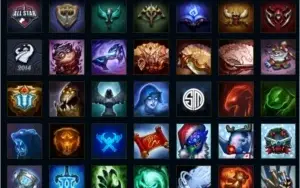 FULL CHAMP + 209 SKINS + 5 SKINS VITORIOSAS + ÍCONE RIVEN S2