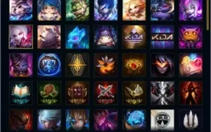 FULL CHAMP + 209 SKINS + 5 SKINS VITORIOSAS + ÍCONE RIVEN S2