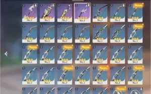 GENSHIN IMPACT AR20 VÁRIOS PERSONAGENS + 4 ARMAS