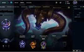 Conta LOL 539 skin Diamante 4