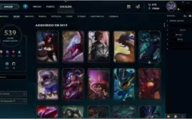 Conta LOL 539 skin Diamante 4