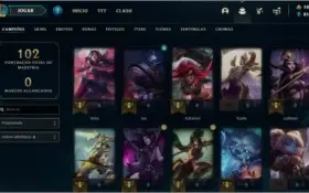Conta Lol Prata 1 Caitlyn Pulsefire, Riot Kayle, Gragas noel