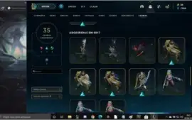 Conta de League of Legends a venda