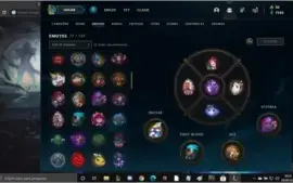 Conta de League of Legends a venda