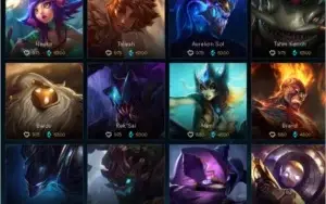 Conta League of Legends all champions 50 skins