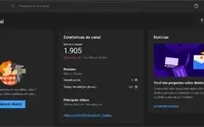 Canal No Youtube Monetizado 1.9k inscritos + 300k Views