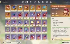 5 ⭐️QIQI C1 + KLEE + CHILDE + DILUC + ORAÇÃO PERDIDA