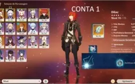 5 ⭐️QIQI C1 + KLEE + CHILDE + DILUC + ORAÇÃO PERDIDA