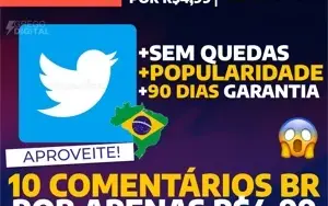 [Promoção] Twitter Comentários Personalizados e Brasileiros