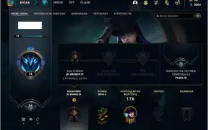 Conta bronze 4 com 60 champs e 46 skins + 2 Ultimates