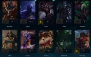 [LoL] Conta Smurf Ouro IV 10K EA - BR