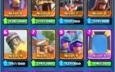 Clash Royale 4.9k trofeus - Nv12 - Deck golem 5 carta full