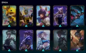 Conta Platina Com 427 Skins - 45 Lendárias / Preço Baixo