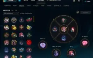 Conta League of Legends, Level 407, 951 skins, Diamante 2