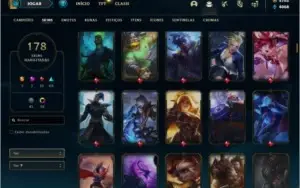 Conta Platina 2 com 2700RP, 178 skins e 100 champs