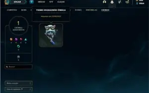 Conta unranked com 50 Champs e 31 Skins + 600 RP