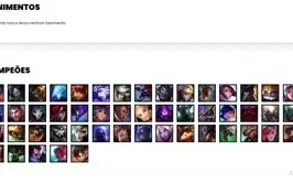 Conta unranked com 50 Champs e 31 Skins + 600 RP