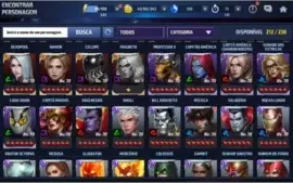 Conta de Marvel FutureFight nível 127 vip 7